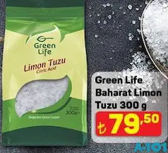 GREEN LİFE BAHARAT LİMON TUZU 300 G GREEN LİFE BAHARAT LİMON TUZU 300 G
